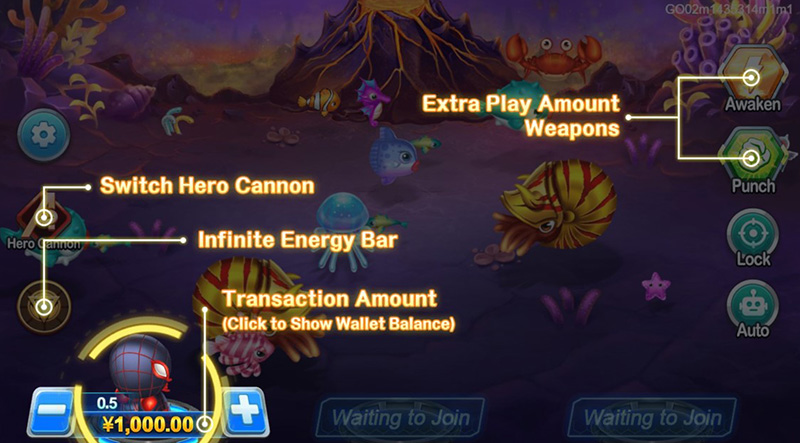 CQ9 Hero Fishing - Game Room & Betting Option