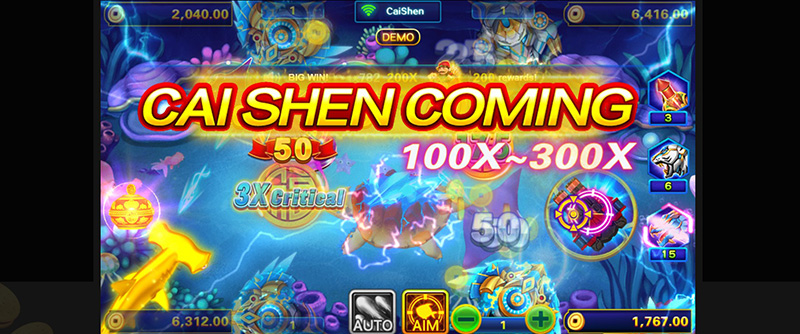 JDB Cai Shen Fishing - Cai Shen Coming: 100X - 300X