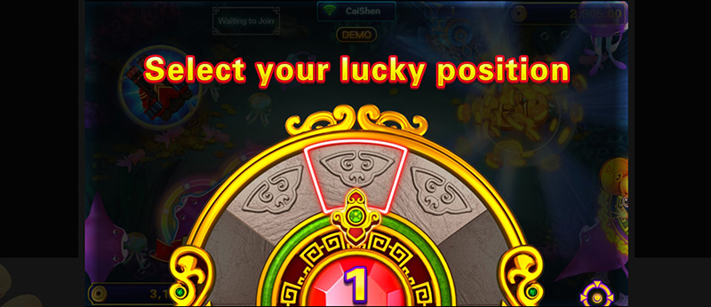 JDB Cai Shen Fishing - Wheel of Fortune Select Your Lucky Position