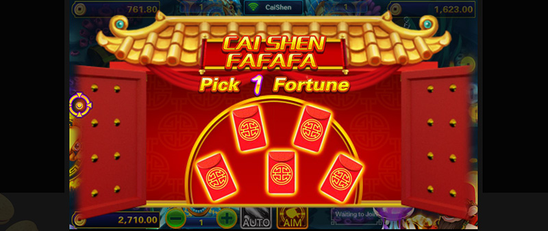 JDB Cai Shen Fishing - Cai Shen Fa Fa Fa Pick 1 Fortune