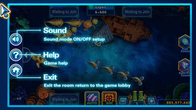 JDB Dragon Fishing 2 - Interface Function