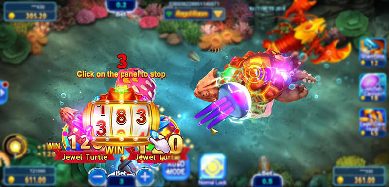 JILI All-Star Fishing - Jewel Turtle Slot Machine Bonus