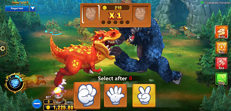 JILI Dinosaur Tycoon 2 - Dragon King Showdown Guess Bonus Game