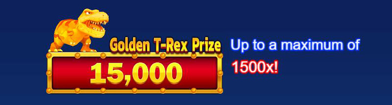 JILI Dinosaur Tycoon Paytable - Golden T-Rex Prize