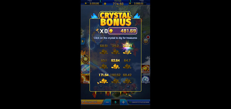 JILI Dragon Fortune - Crystal Bonus Game Total Win