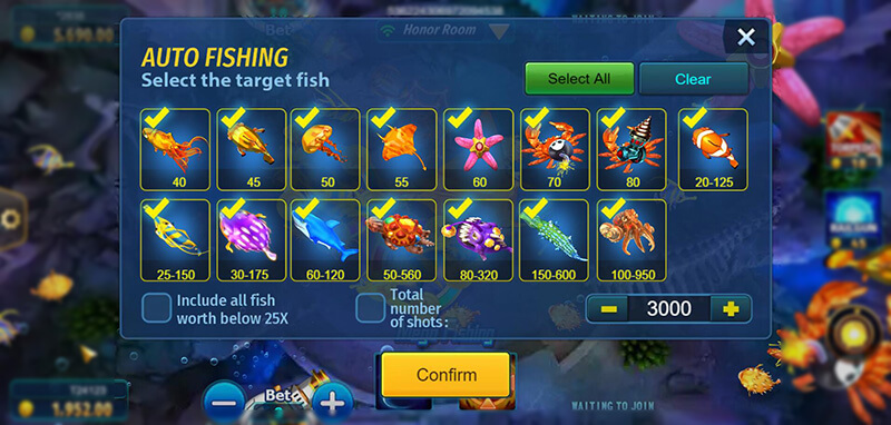 JILI Mega Fishing - Auto Fishing Function