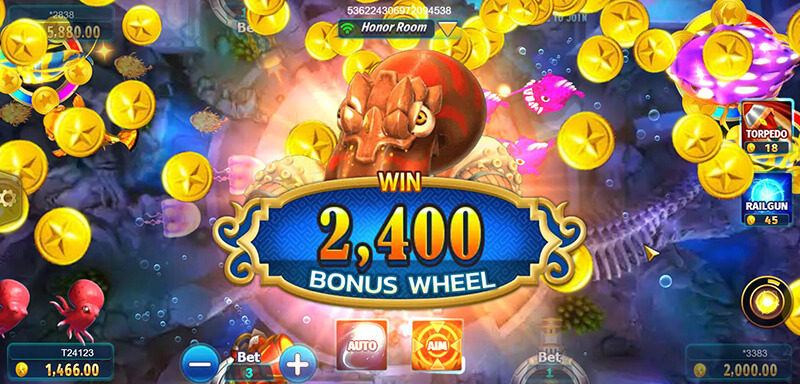 JILI Mega Fishing - Mega Octopus Wheel Big Win