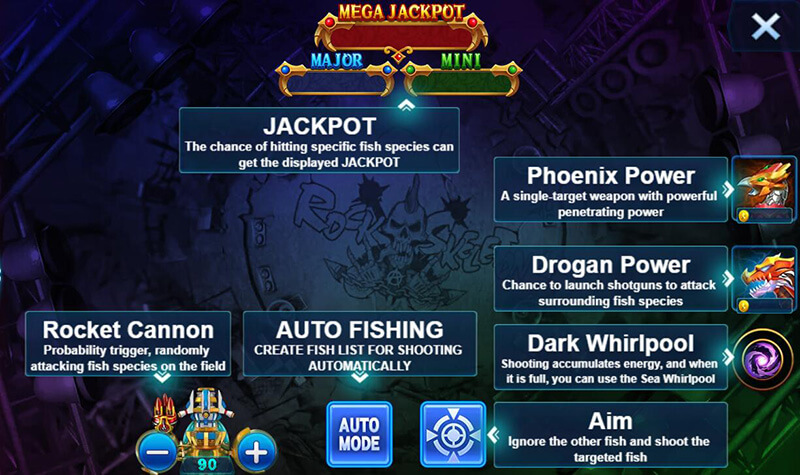 JILI Ocean King Jackpot - Game Mechanics