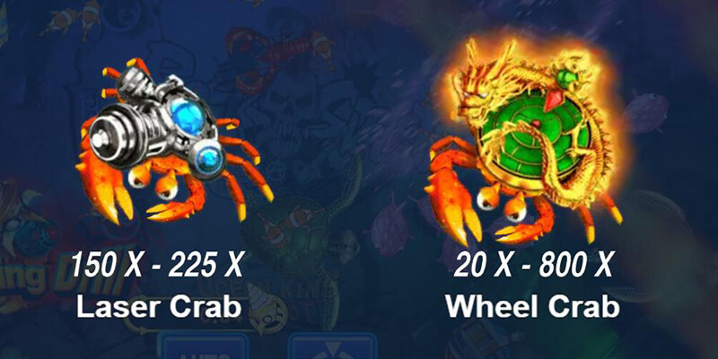 JILI Ocean King Jackpot Paytable - Laser Crab