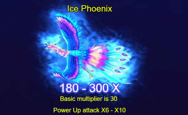 JILI Royal Fishing Paytable - Ice Phoenix