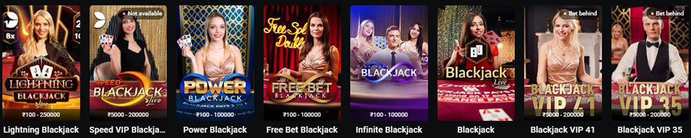 Top Live Blackjack