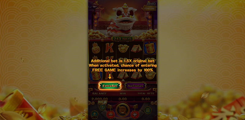 FC Chinese New Year 2 Slot - Extra Bet