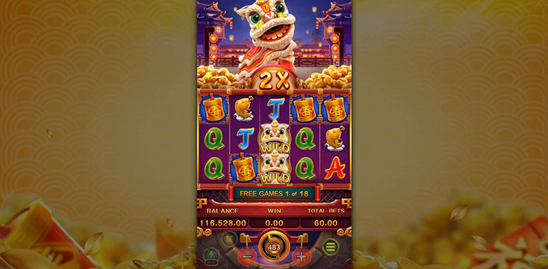 FC Chinese New Year 2 Slot - 18 Free Spins With 2x Multiplier