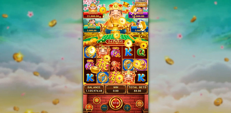 FC Lucky Fortunes Slot - Wild Symbols Trigger A Special Bonus Game