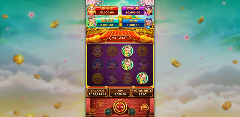 FC Lucky Fortunes Slot - Successfully Select 3 Identical Symbols