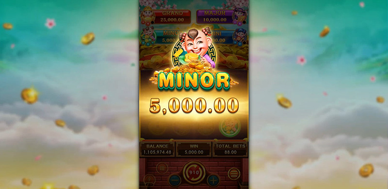 FC Lucky Fortunes Slot - Minor Jackpot Bonus 5000