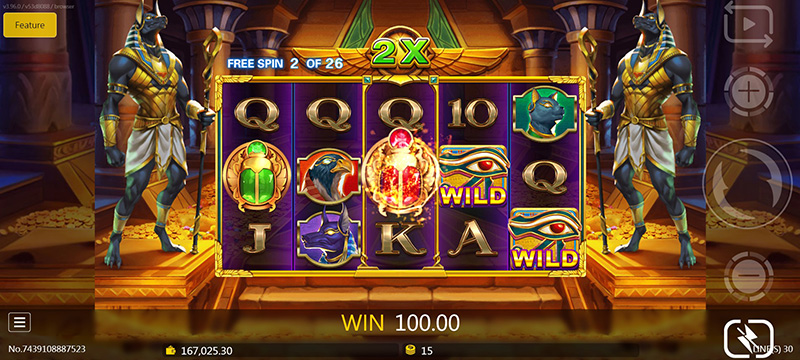 JDB Egypt Treasure Slot - Additional Free Spins 2X