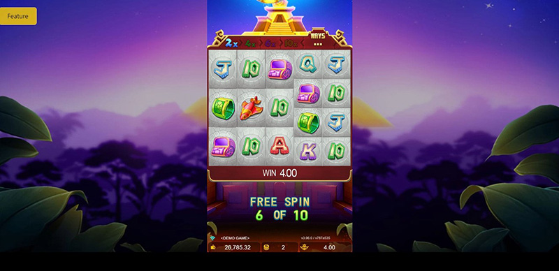 JDB Maya Gold Crazy Slot - During Free Spin