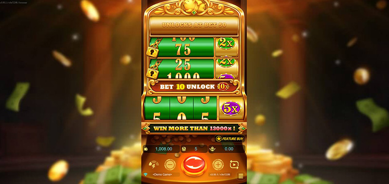 JDB Piggy Bank Slot - Bet 5 credits to play reel 1 and 2 and 3 and special reel.