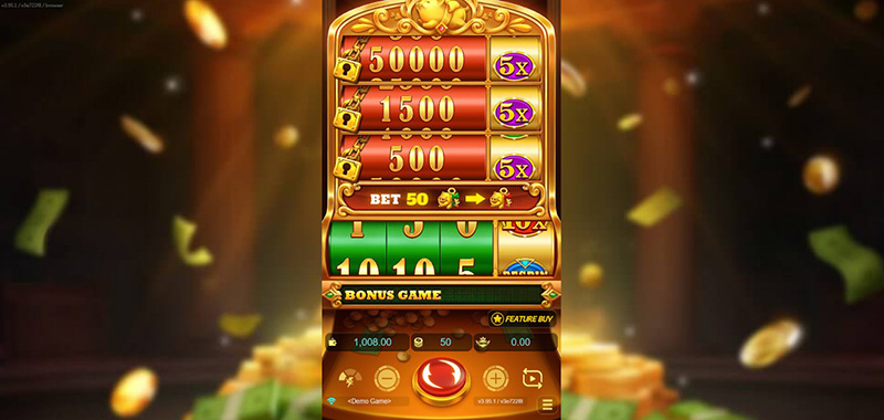 JDB Piggy Bank Slot - Bet 50 credits to play reel 1 and 2 and 3 and special reel