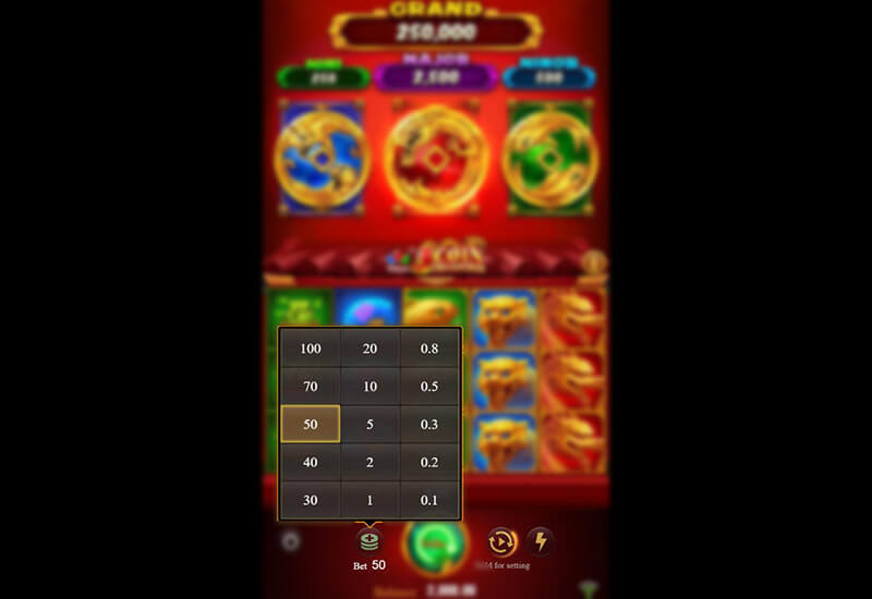 JILI 3 Coin Treasures TriLuck Slot - Betting Option, Auto Spin, Turbo Spin