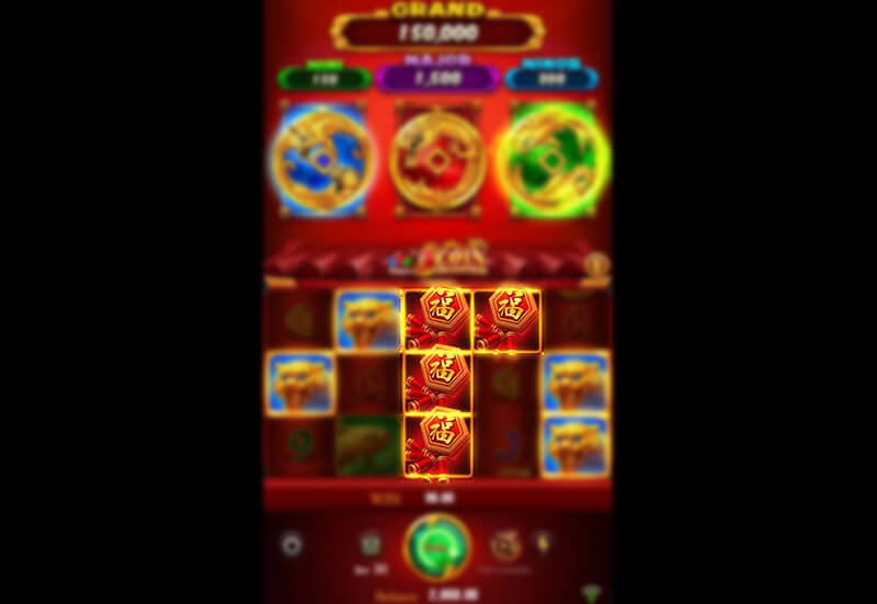 JILI 3 Coin Treasures TriLuck Slot - Wild Symbol