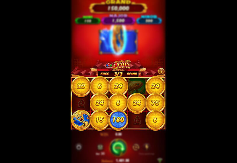 JILI 3 Coin Treasures TriLuck Slot - Free Spins Restore