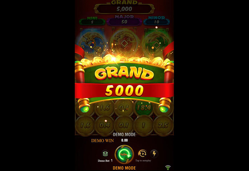 JILI 3 Coin Treasures TriLuck Slot - Grand Jackpot Bonus