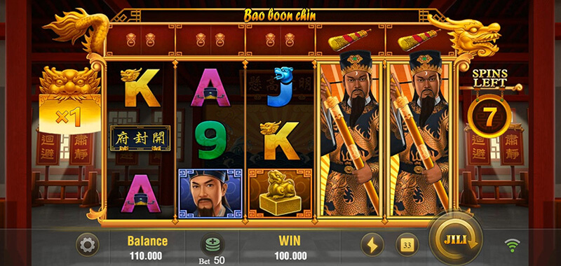 JILI Bao Boon Chin Slot - Sword Symbols Appear Will Expand the Wild Symbol