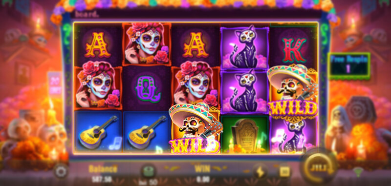 JILI Bone Fortune Slot - Nudge Features