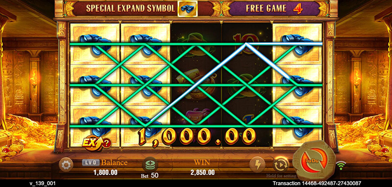 JILI Book Of Gold Slot - Auto Expands Special Expansion Symbol