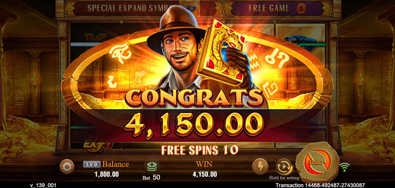 JILI Book Of Gold Slot - Free Spins Bonus Total Win