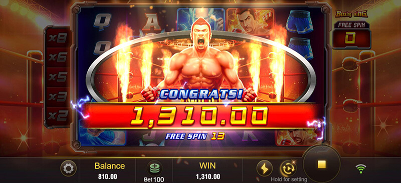 JILI Boxing King Slot Big Win Bonus