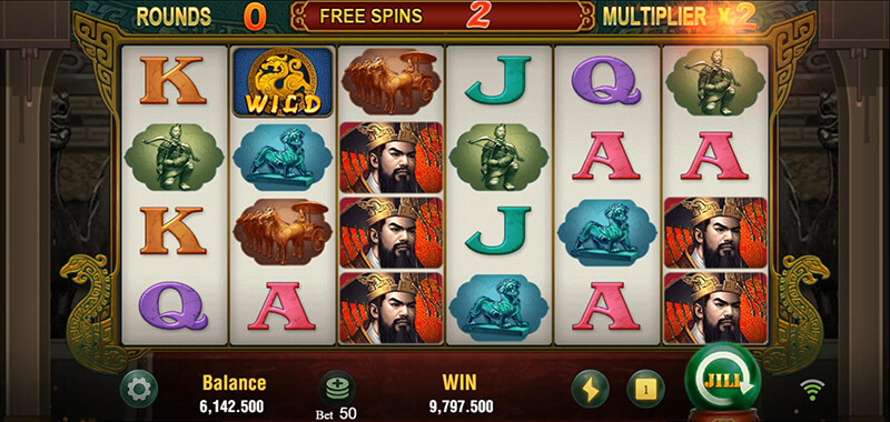 JILI Chin Shi Huang Slot - Win Multiplier Increase By 1