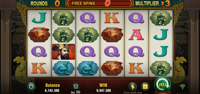 JILI Chin Shi Huang Slot - Win Multiplier x3