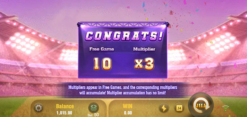 JILI Cricket King 18 Slot - Initial Multiplier