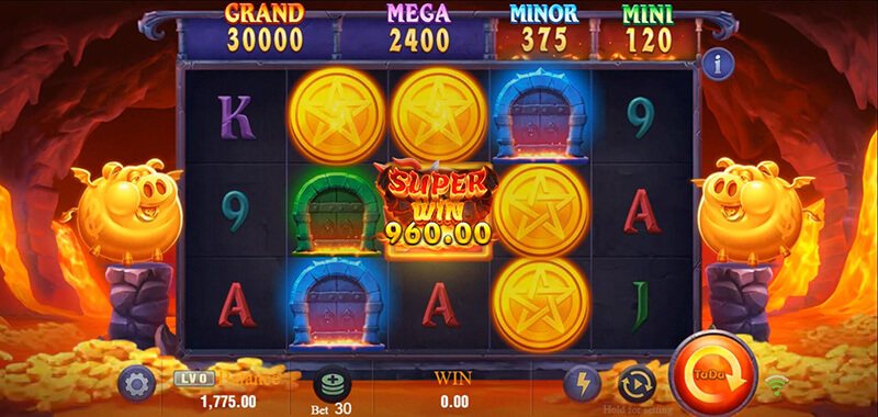 JILI Devil Fire 2 Slot - Little Devil Symbol Unlocks All The Bonuses