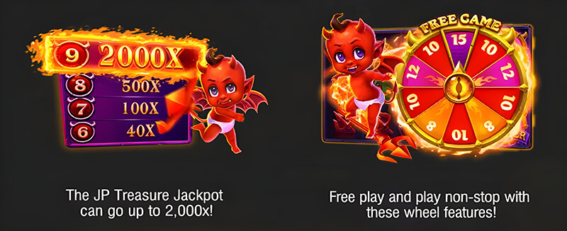 JILI Devil Fire Slot - Bonus Features