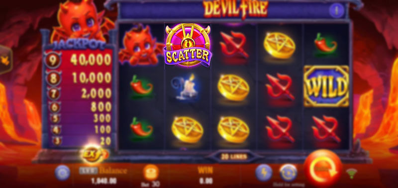 JILI Devil Fire Slot - Scatter Symbol