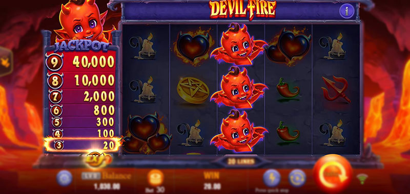 JILI Devil Fire Slot - Little Devil Symbols