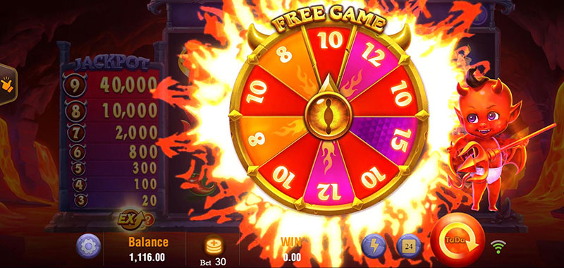 JILI Devil Fire Slot - Spin Roulette Wheel For Free Spins