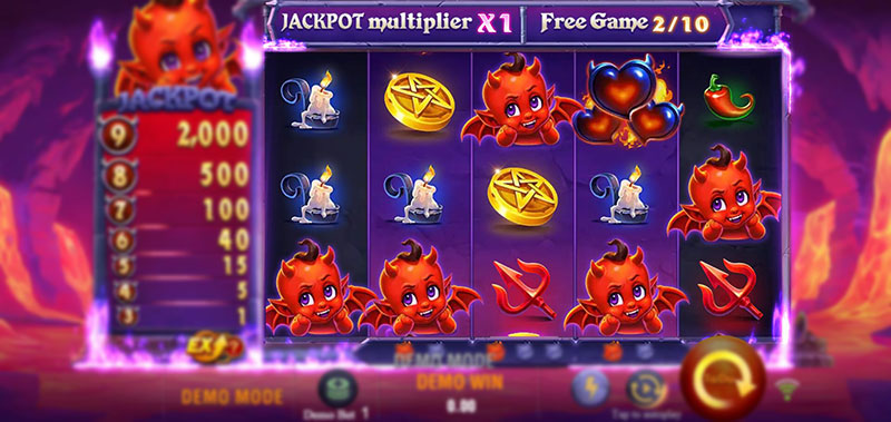 JILI Devil Fire Slot - Expand Little Devil Symbol