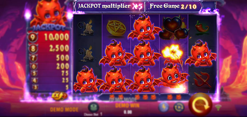 JILI Devil Fire Slot - Expand Little Devil Symbol Multiplier