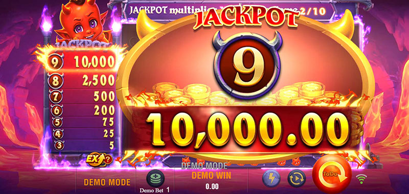 JILI Devil Fire Slot - Jackpot Bonus Maximum Win 10000x