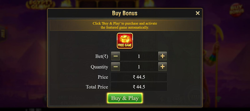 JILI Egypt's Glow Slot - Buy Bonus