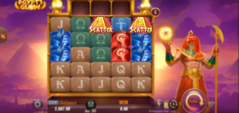 JILI Egypt's Glow Slot - Scatter Symbols