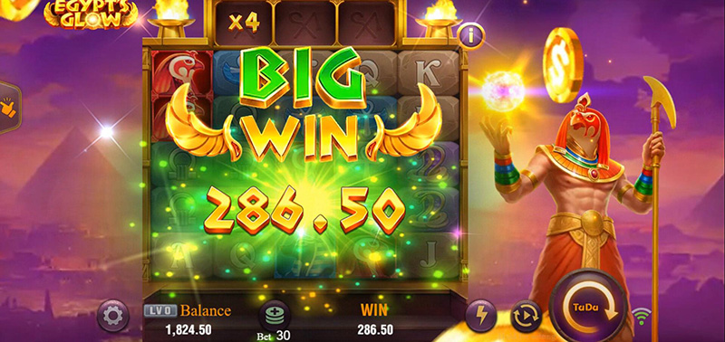 JILI Egypt's Glow Slot - Big Win