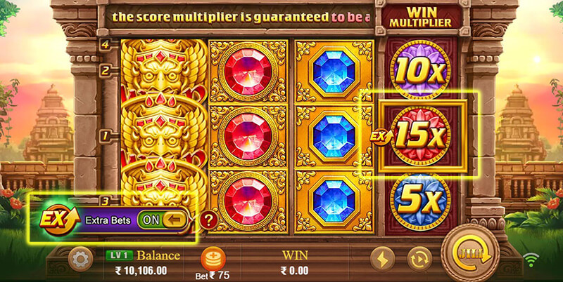 JILI Fortune Gems Slot - Extra Bets