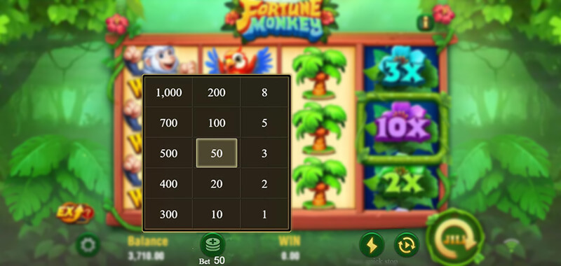 JILI Fortune Monkey Slot - Betting Option, Auto Spin, Turbo Spin