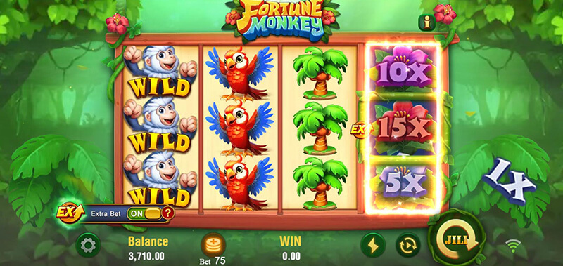 JILI Fortune Monkey Slot - Extra Bet